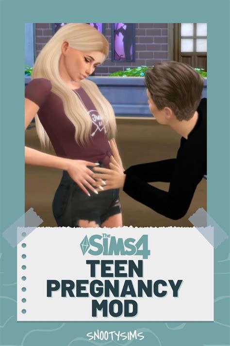 teen pregnancy mod sims 4|sims 4 teen pregnancy belly.